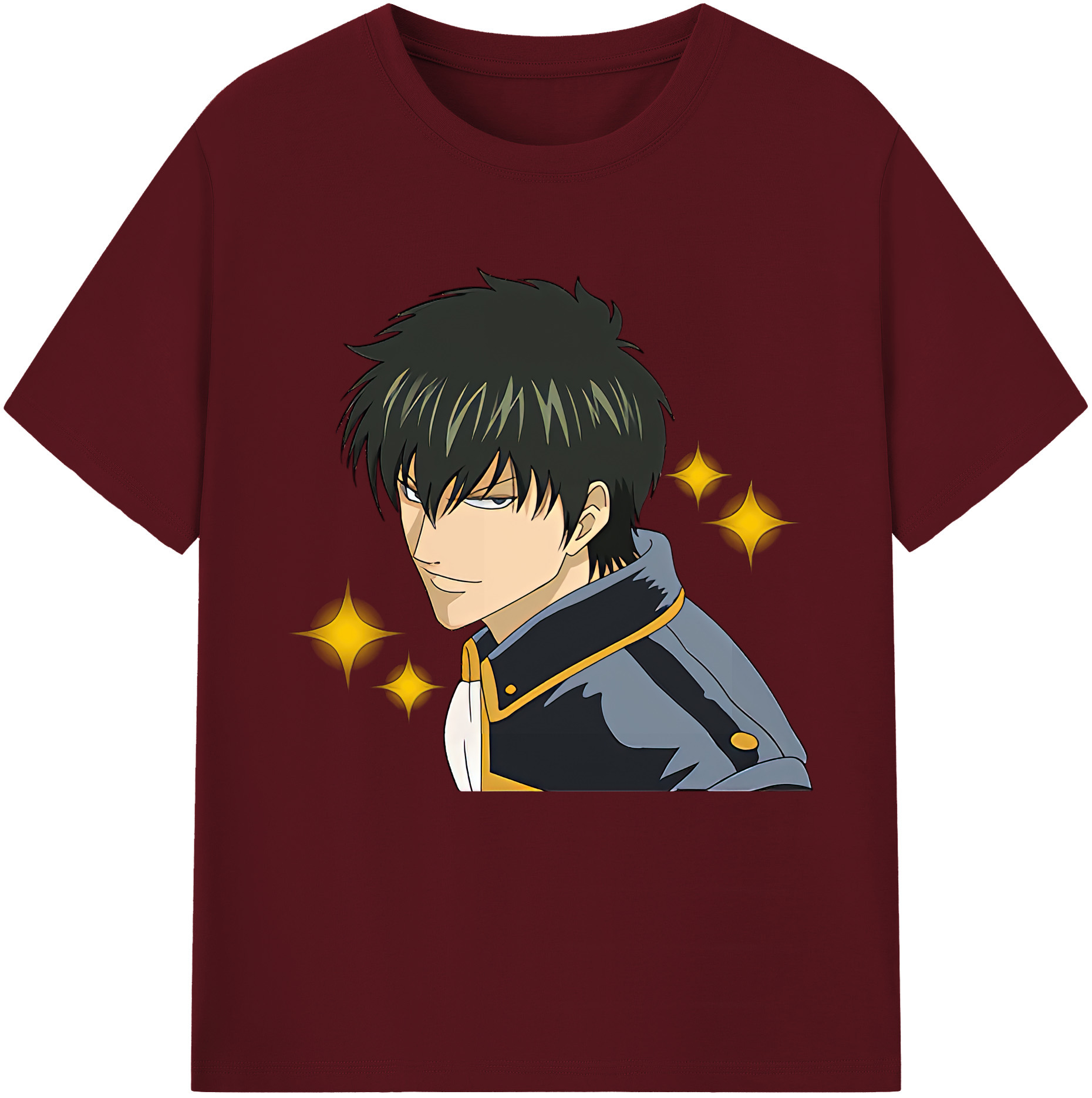 （画像用） ぎんたま 坂田銀時（さかたぎんとき） 神楽 志村新八（しむら しんぱち） GINTAMA Sakata Gintoki Kagura Shimura Shinpachi 綿100％半袖Tシャツ（フロントプリント）